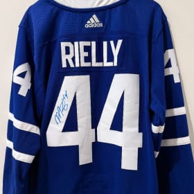Signed Morgan Rielly Toronto Maple Leafs Jersey item