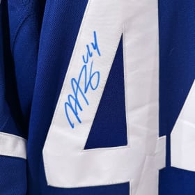 Signed Morgan Rielly Toronto Maple Leafs Jersey item