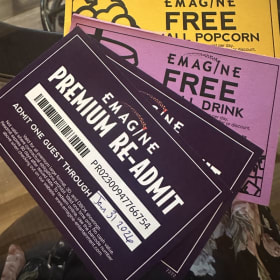 Pair of Movie Tickets to Emagine Theater/Popcorn/Drinks item