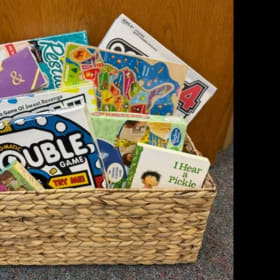 **Family Game Night Basket** 🎲🃏 item