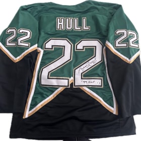 Brett Hull Signed Jersey Inscribed "99 Cup!" item