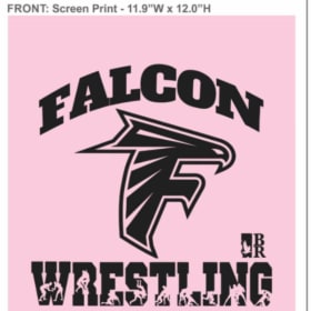 Pink Falcon Wrestling Tee item