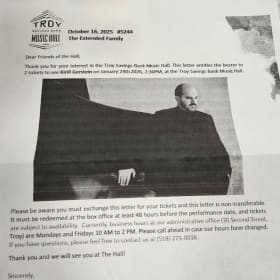 Troy Music Hall item