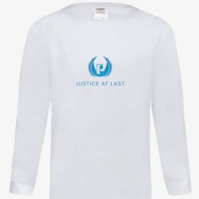 Marti MacGibbon's two signed books & Justice At Last T-Shirt item