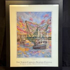2025 NC Seafood Festival "Waiting at the Dock" item