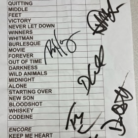 Trampled by Turtles autographed memorabilia item