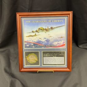 P-51 Mustang and B-17 Flying Fortress Framed Tribute item