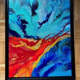 ORIGINAL Painting by Montréal Artist, Jackie Lunetta item