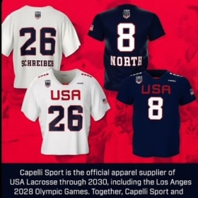 Capelli Men's Team USA Matt Schreiber Navy  jersey item