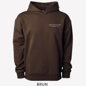 le Hoodie brun item