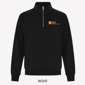 le 1/4 zip noir item