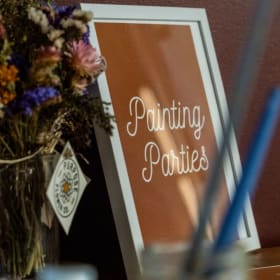 Artful Relaxation: A private paint night for your group. item