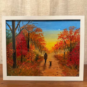 Sunset Walk Framed Artwork item