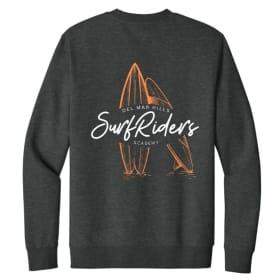 Youth Fleece Crew: Heathered Charcoal item