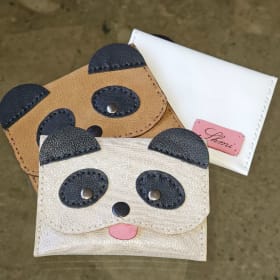 Shiny off-white panda coin purse (Copy) item
