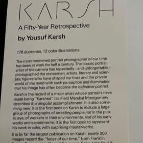 Iconmaker: The Portraits of Yousuf Karsh item