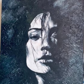 216 - "End of the World" Original Painting + cards item