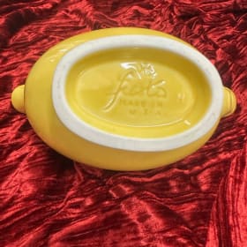 Yellow Fiesta Ware Gravy Boat item