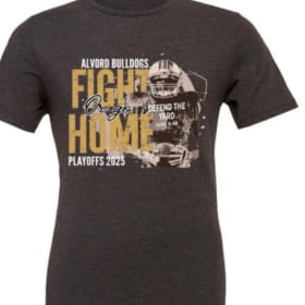 Adult Football Playoff Dark Grey T-shirt item