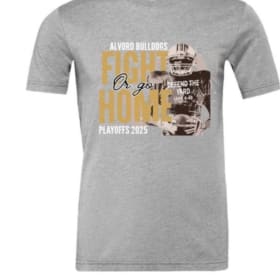 Adult Football Playoff Light Grey T-shirt item