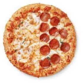 Whole Pizza Half Pepperoni Half Cheese item