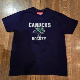 Vancouver Canucks Duffel Bag, CCM Men 2XL Dri Fit Shirt item