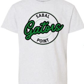 #34 When asked at check outADULT Ash Grey T-Shirt Green Logo item