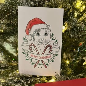 Merry Crinksmas Christmas Card US Postage item