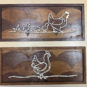 Handmade Wooden Wall Art item