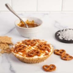 Salted Caramel Pretzel Whipped Cheesecake item
