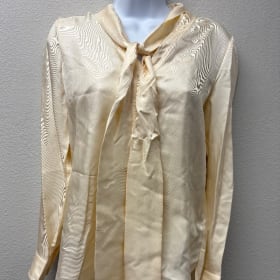 127 - Tory Burch Cream Tie Top Size 6 item