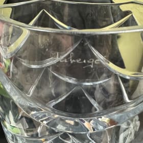 Faberge Crystal Pinecone Vase item