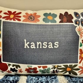 Kansas state Pillow item