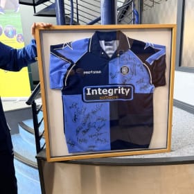 Wycombe Wanderers signed and framed top item