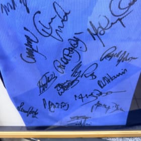 Wycombe Wanderers signed and framed top item