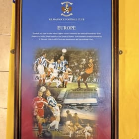 Set of three framed posters item