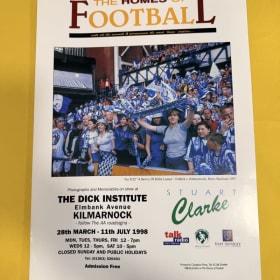 Large poster with photo from 1997 cup final item