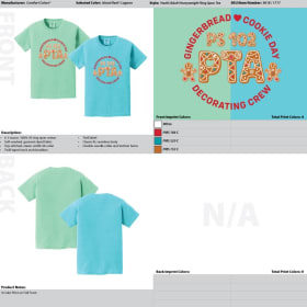 ADULT: Lagoon Blue T-shirt item
