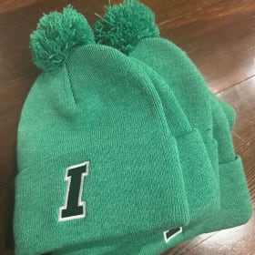 Green Pom Pom Hat item
