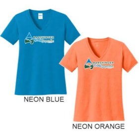 LADIES SS V-neck Tee, 2XL AVAIL COLORS IN DESCRIPTION item