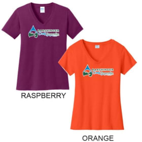 LADIES SS V-neck Tee, 2XL AVAIL COLORS IN DESCRIPTION item