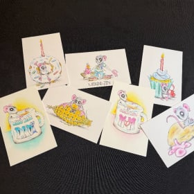 (7) Hand drawing cards item