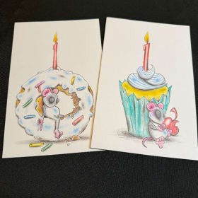 Happy Birthday Card Set item
