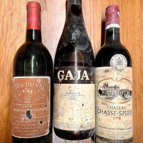 A Grand Mixed Horizontal of 1978 vintage wine item