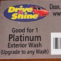 Drive and Shine Platinum Washes item