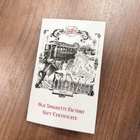 $25 Gift Card – The Old Spaghetti Factory, Kelowna item