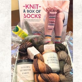 "Autumn Comfort & Yarn" Basket - Value $92 item