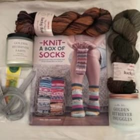 "Autumn Comfort & Yarn" Basket - Value $92 item