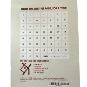 Cobs Bread for a Year item