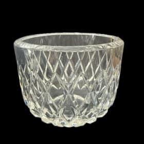 Small Vintage Cut Glass Bowl item